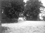 Widok paacu od strony parku - zdjcie sprzed 1914 roku